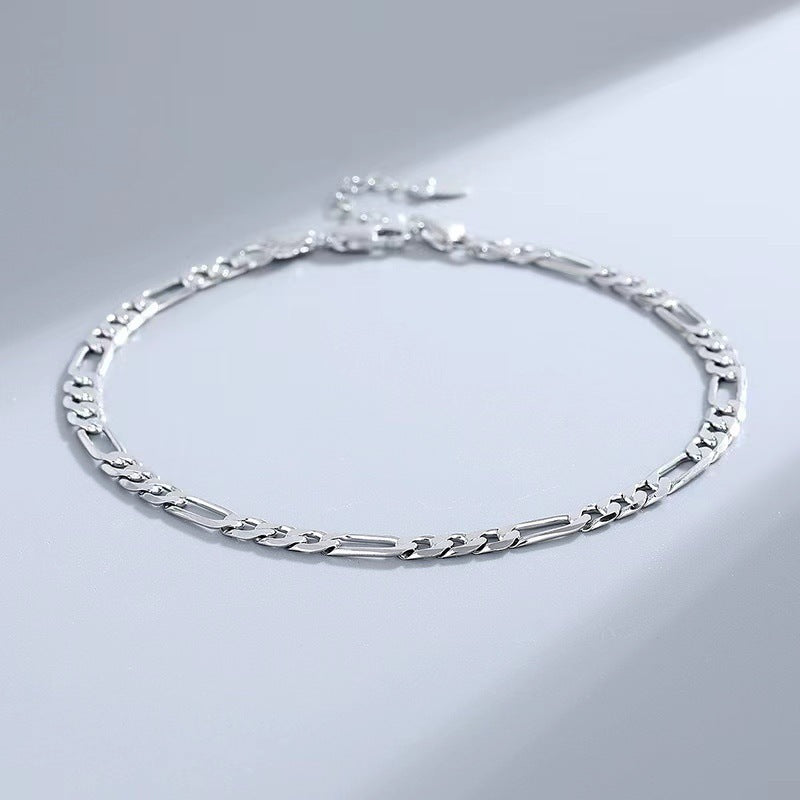 Silver Link Anklet