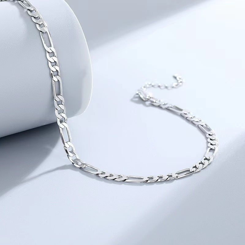 Silver Link Anklet