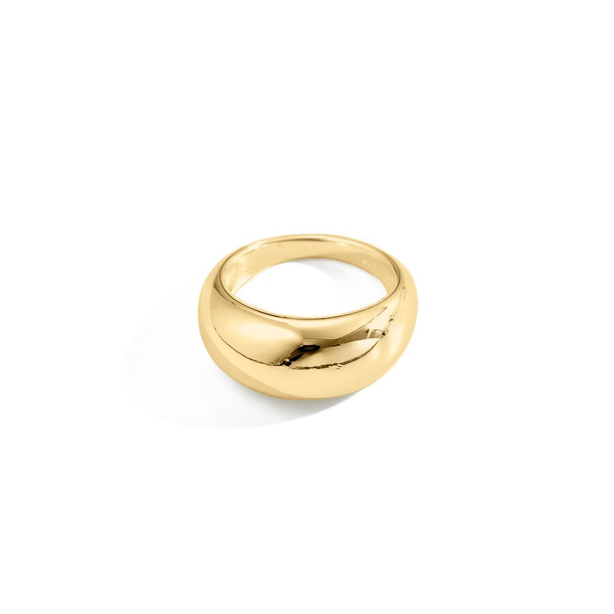 14K Luna Dome Gold Ring