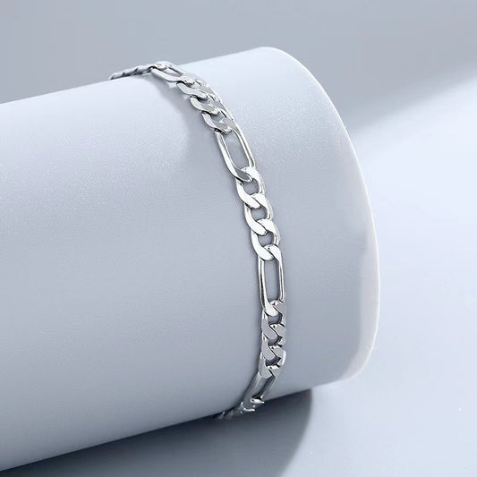 Silver Link Anklet